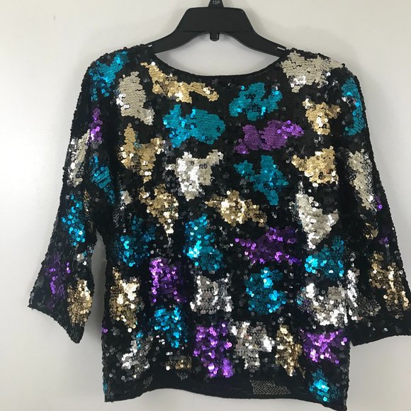 VTG HD Sequined Top 42 - Picture 4 of 7